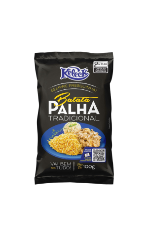 00) KELECK BATATA PALHA 100G CX/24